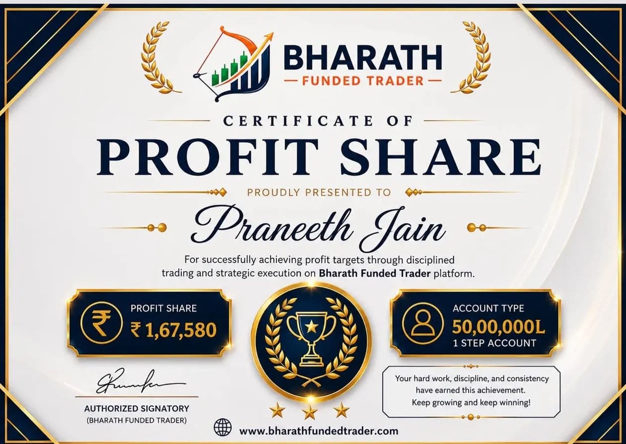Trader certificate 1